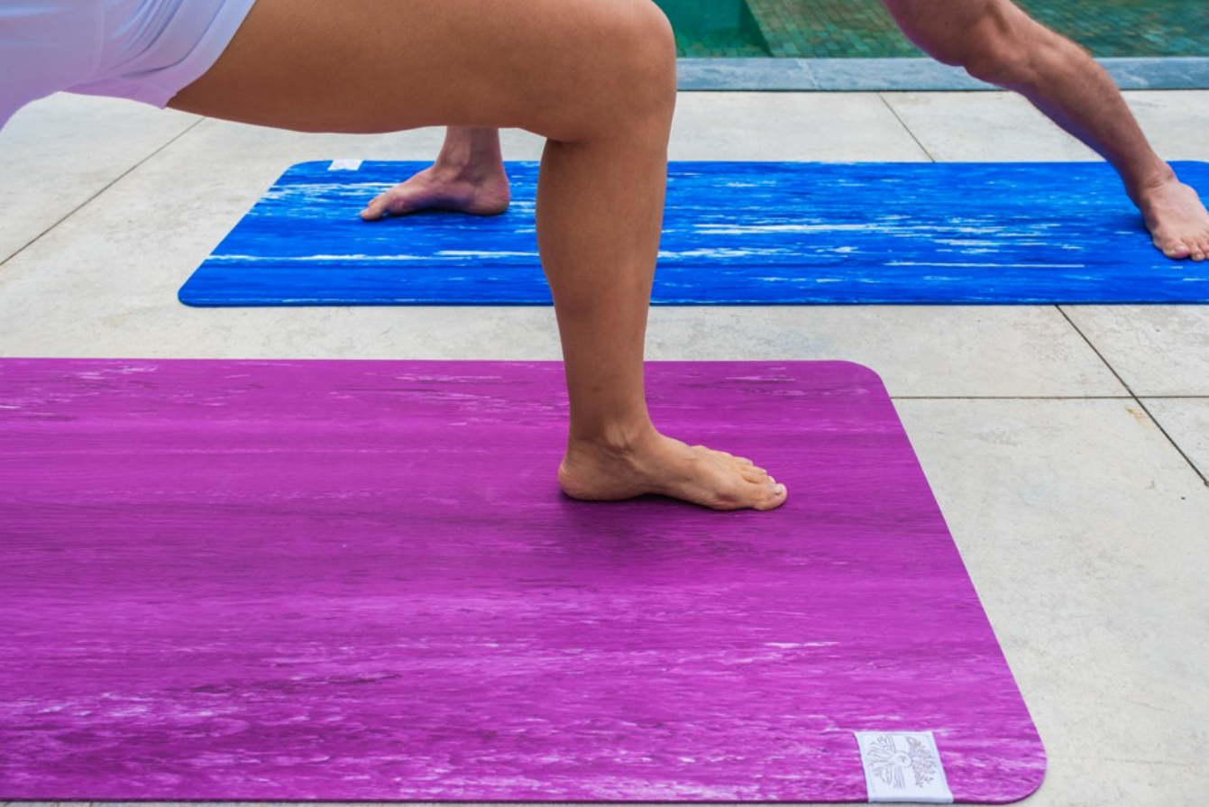 Les tapis de yoga Natural Mat Bicolore par Chin Mudra