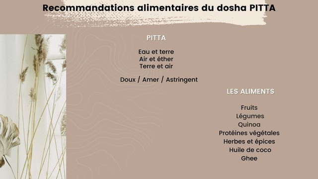 Equilibrer Pitta pour lété avec l'ayurveda