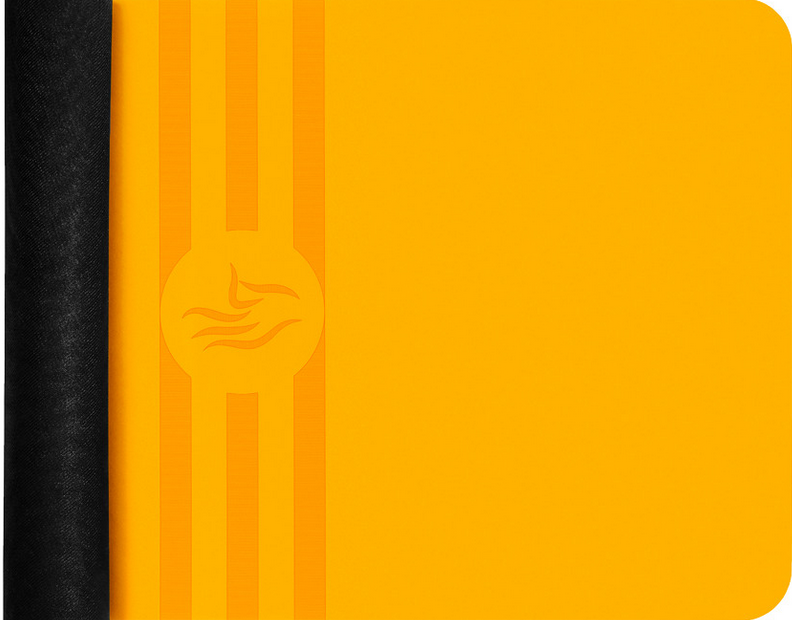 Tapis de yoga Tripundra Mat - Jaune Safran