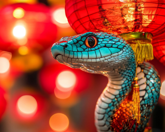 Nouvel An chinois 2025 :  Année du serpent de bois