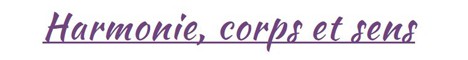 Harmonie corps et sens