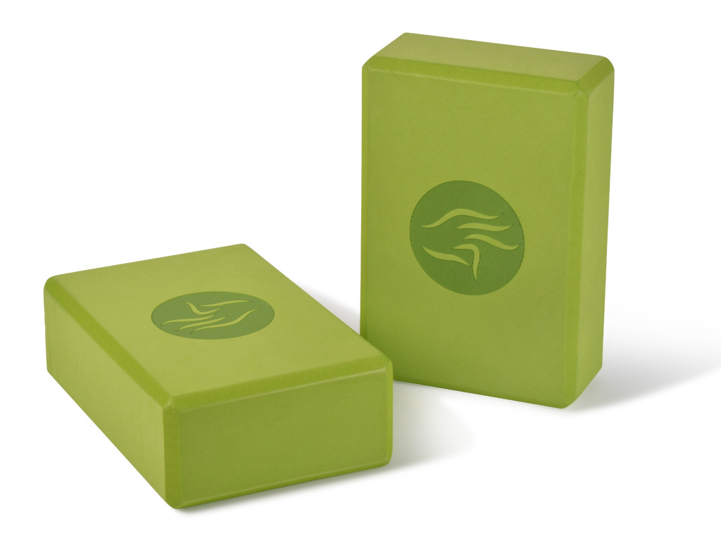 Item Brique de yoga Eva - 23 x 15 x 7.6 cm Verte