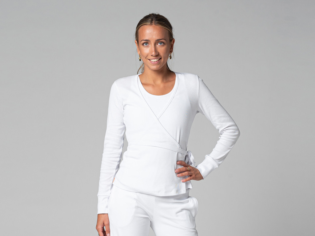 Item Cache Cœur - Bio Blanc