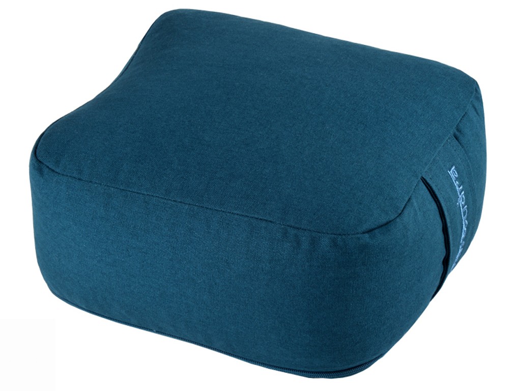 Item Coussin de méditation Carré Bio Bleu