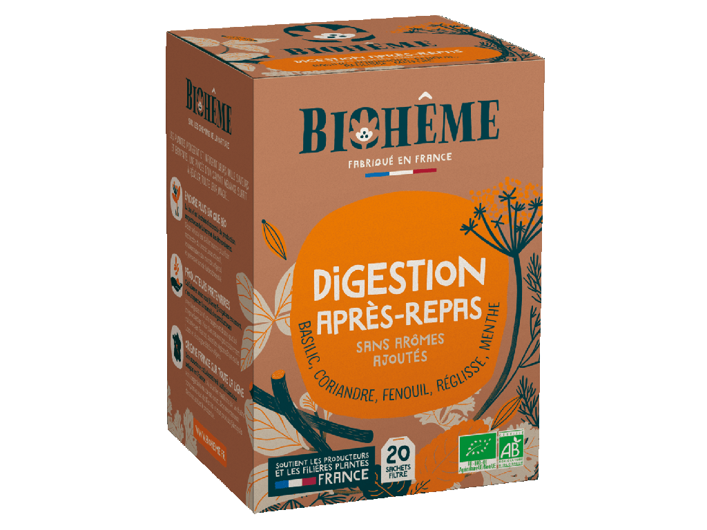 Item Infusion Digestion après-repas 20 Infusettes Végétales