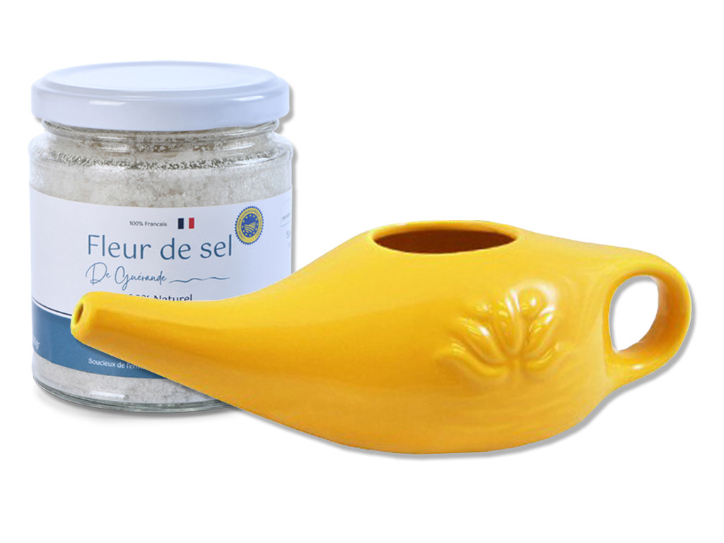Item Kit Lota 250ml et Fleur de Sel Jaune Safran