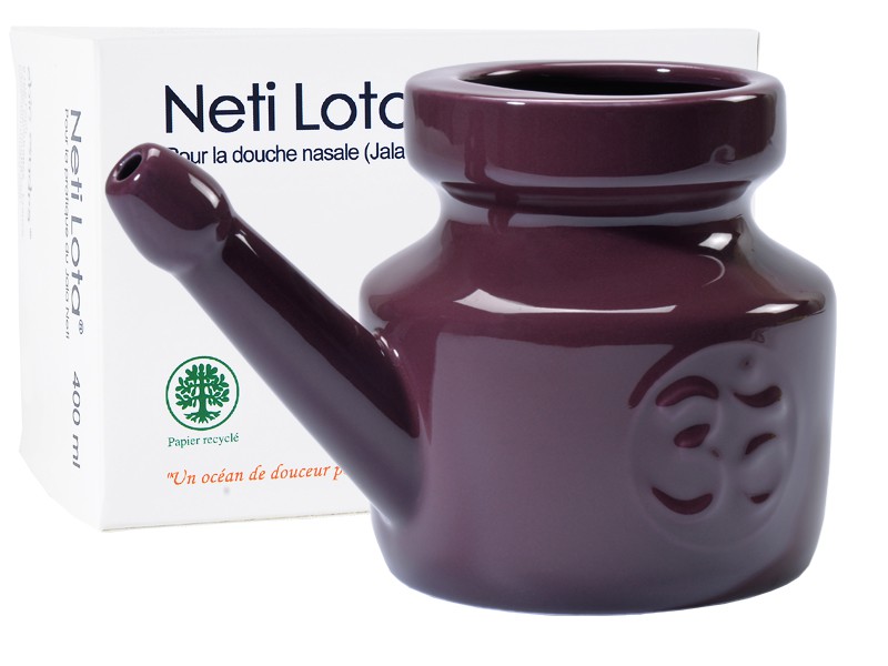 Item Lota Om en porcelaine émaillée 400ml Prune