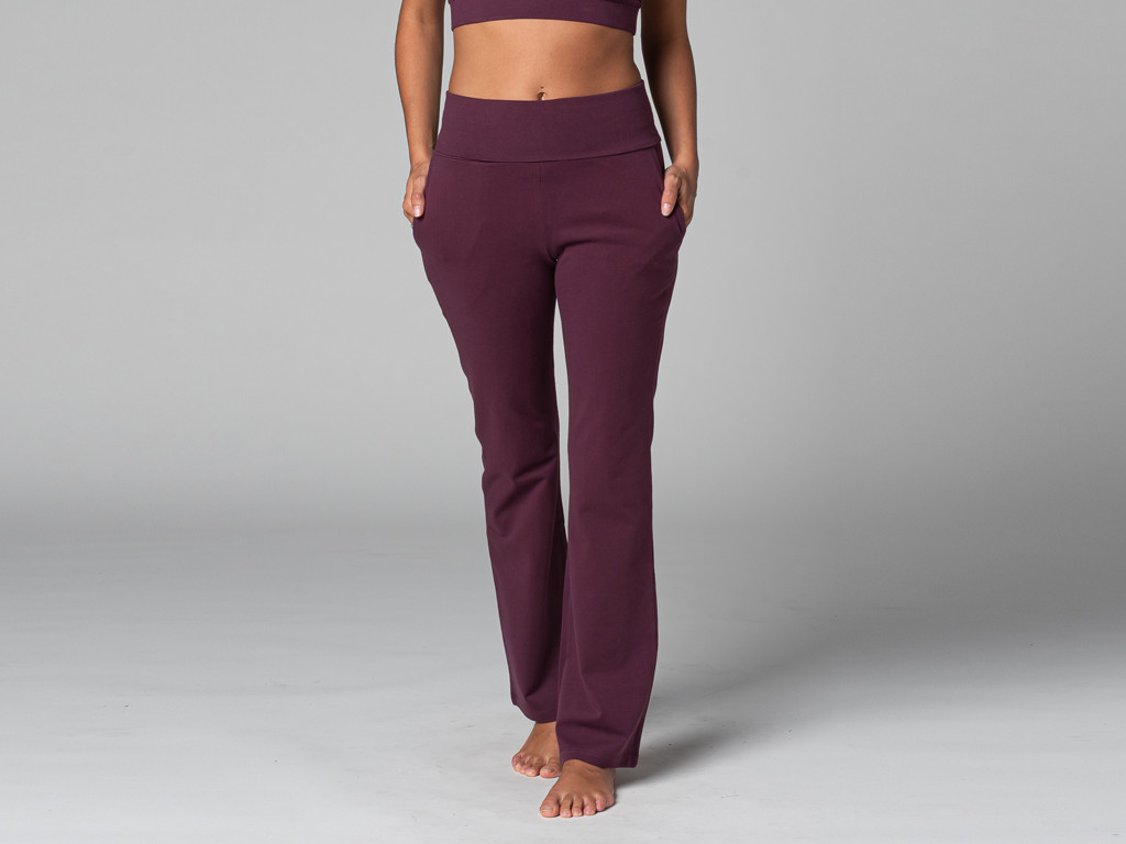 Item Pantalon de yoga femme Confort - Bio Prune