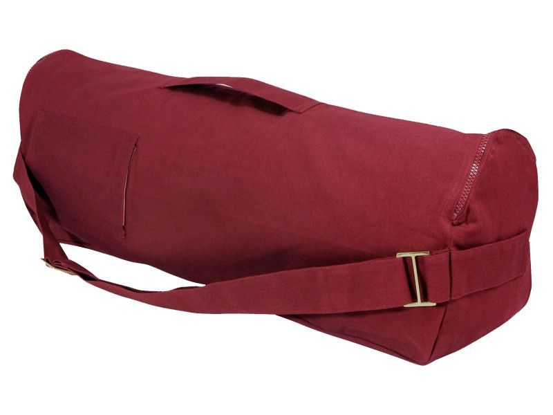 Item Chic and Cool Yoga Mat Bag 100% Organic Cotton 80cm x 17cm Bordeaux