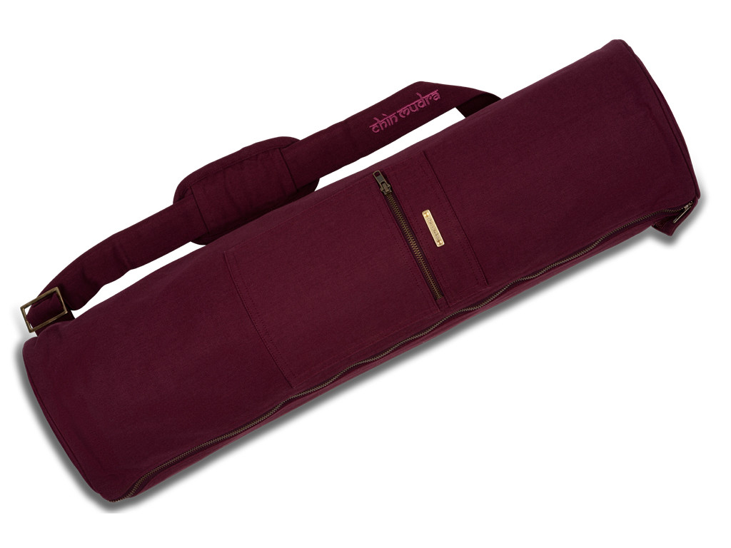 Item Organic large Yoga Mat Bag 72cm X 18cm Plum