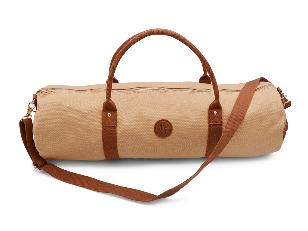 Item Navy Bag Yoga Mat Bag - Cotton color Sand 70cm x 20 cm