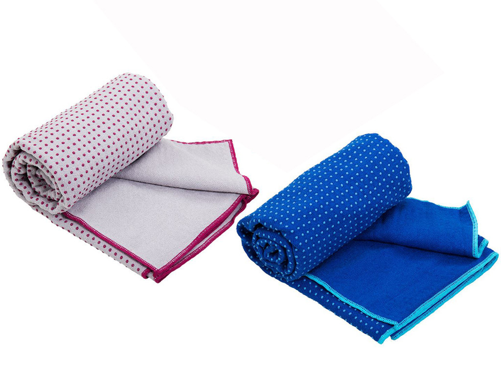 Anti-Slip Yoga Towel bicolour - 183cmx 61cm