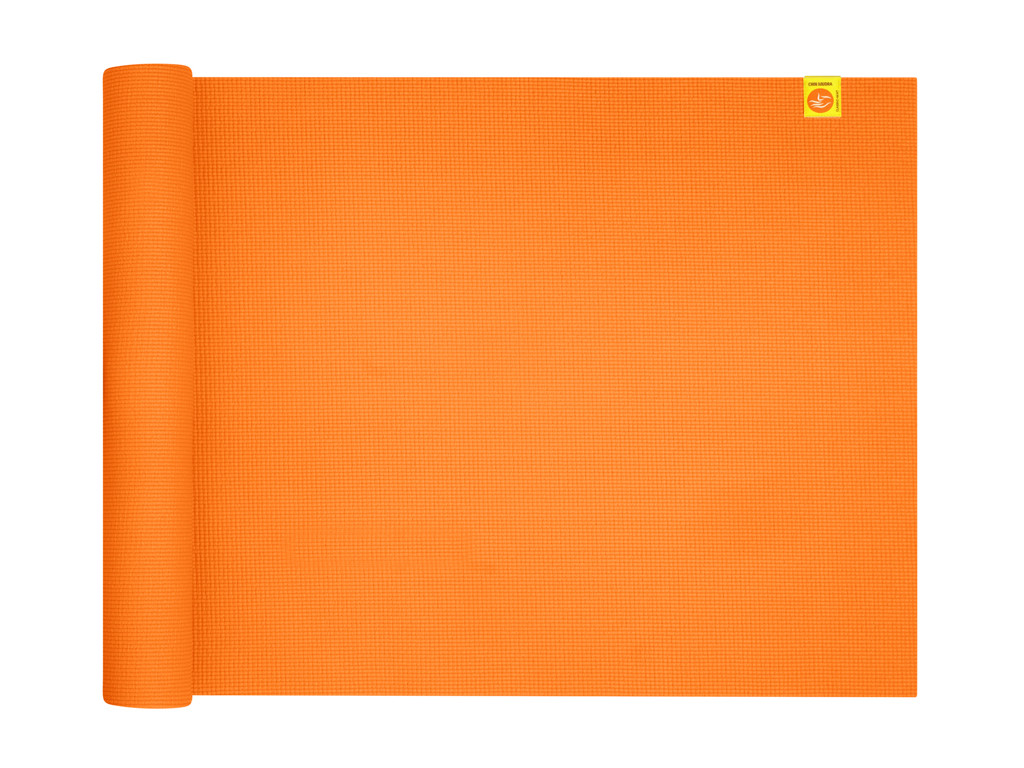 Item Non-Toxic Yoga Mats - 183cm x 61cm x 4.5mm Orange Saffron