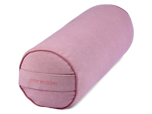 Bolster de yoga Cylindrique en Chambray de coton biologique - Épeautre