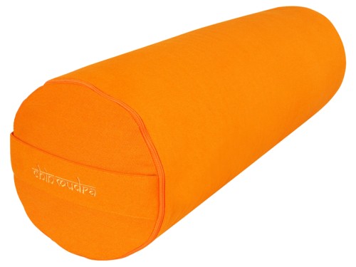 Bolster de yoga XL 100 % coton Bio 76 cm x 25 cm