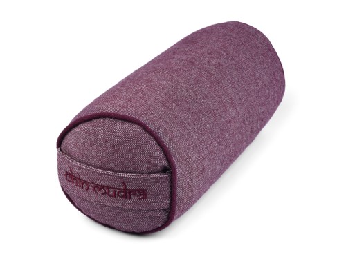 Mini Cylindrical Bolster in Organic Cotton Chambray - Spelt