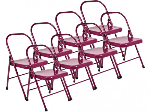 Chaise de Yoga Standard 2 Barres Prune