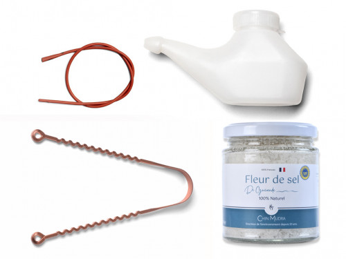 Kit Lota Jala Neti complet Cuivre