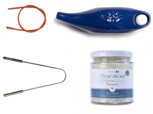 Kit Lota Jala Neti complet Porcelaine Blue