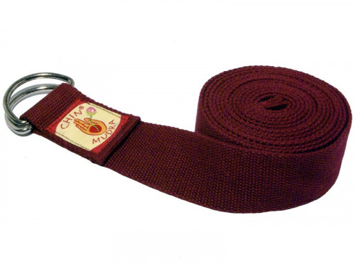 Sangle de yoga 100% coton Bio boucle 1/2 lune