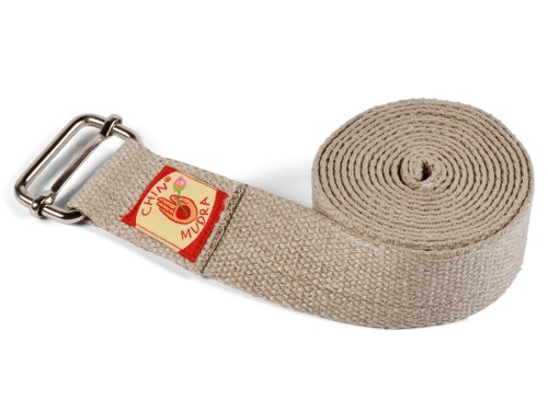 Sangle de yoga Chanvre naturel Bio - Boucle Rectangulaire